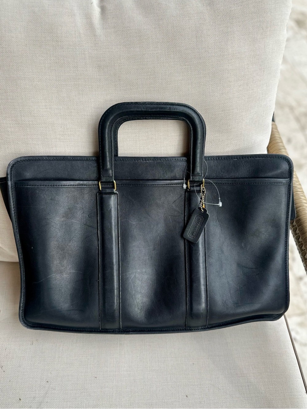 True vintage Coach briefcase